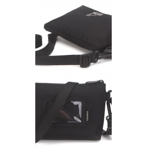 Kangol I-D Two-way Cross Bag- Black 3146